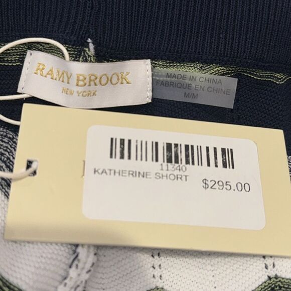 NWT Ramy Brook Katharine Wavy Knit Shorts Medium - Picture 11 of 13